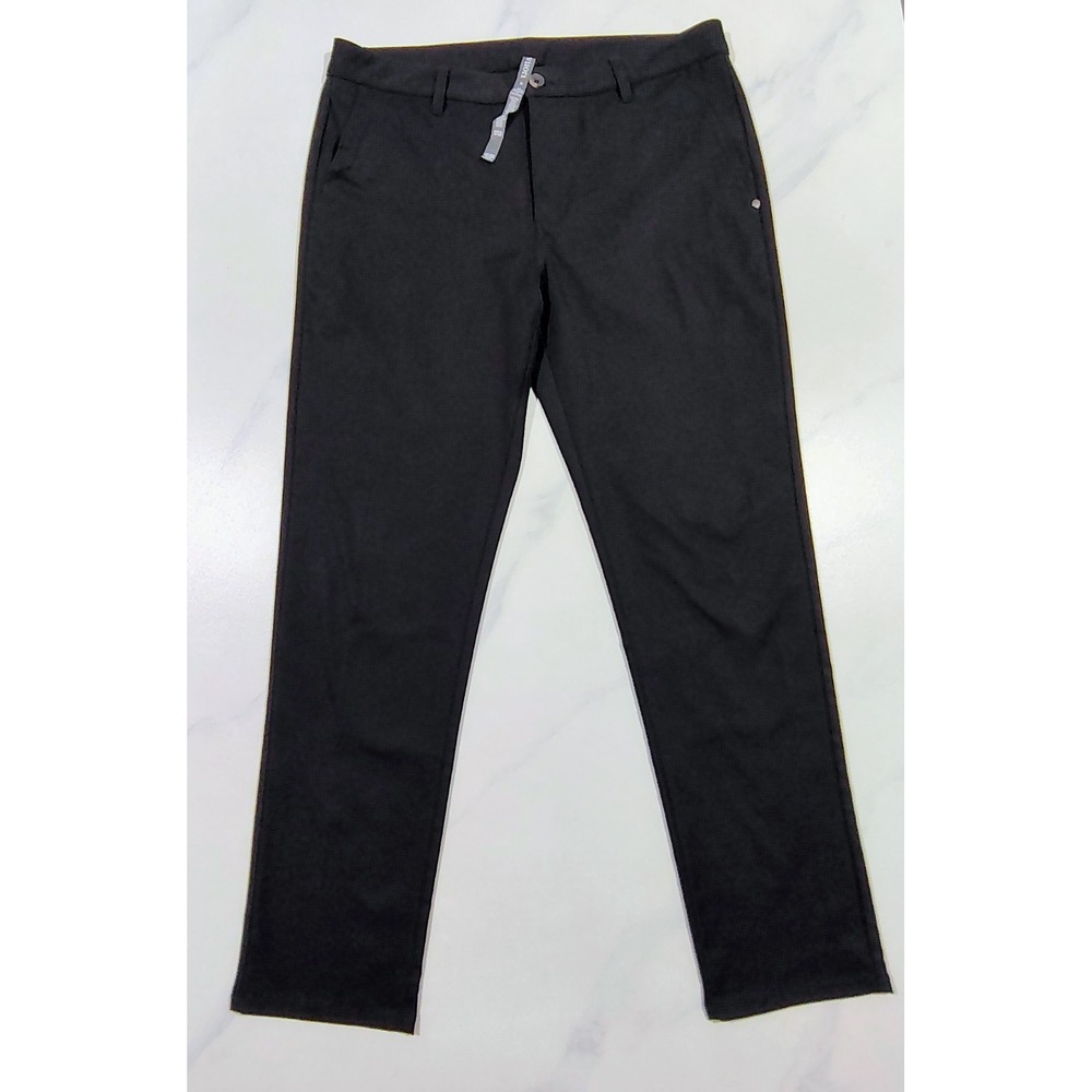 Vuori Pants V427 Cascade 34 Black Athleisure Golf Performance Mens Tech Chino